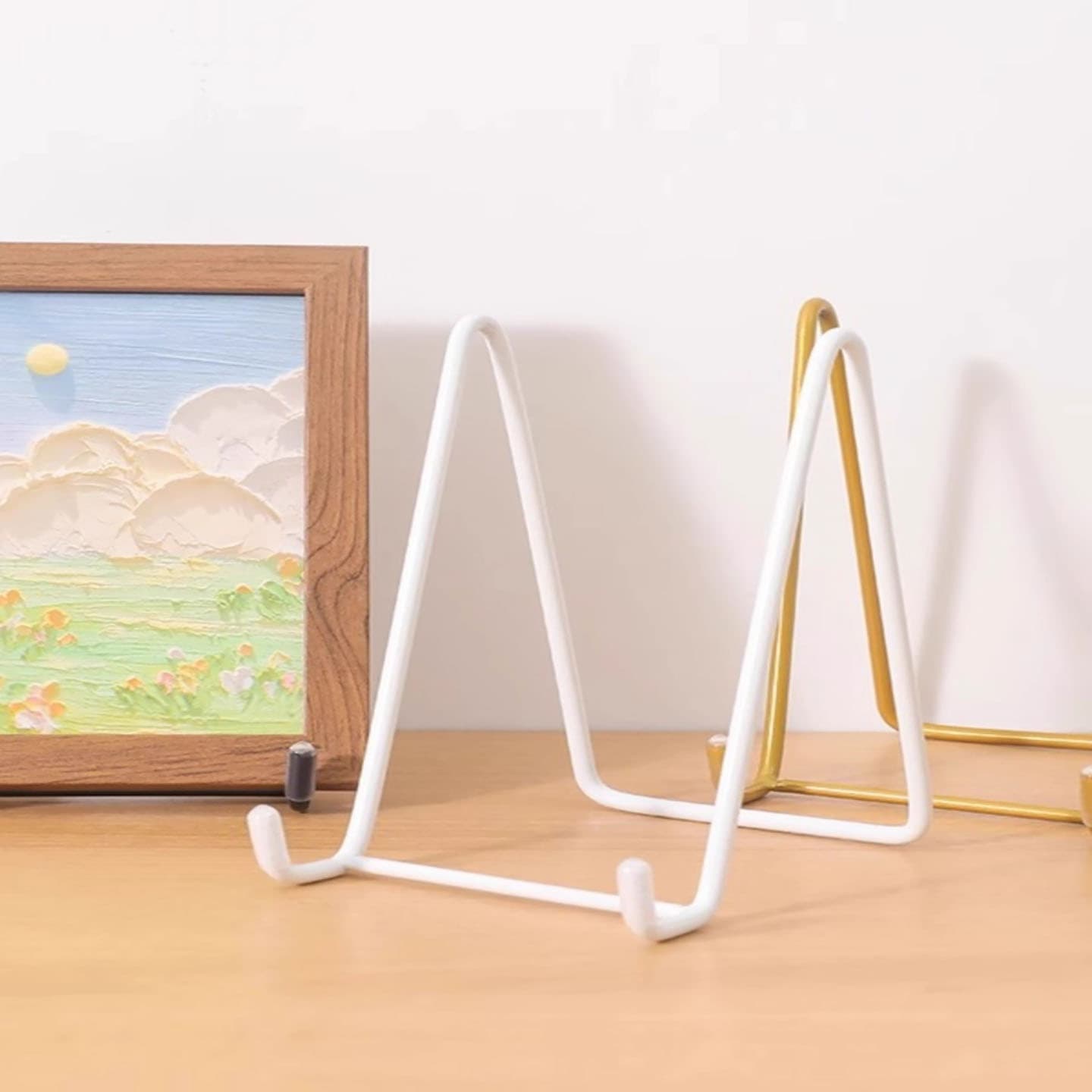 Desktop photo frame stand, medal/certificate display stand, upright holder for mirrors/tablets