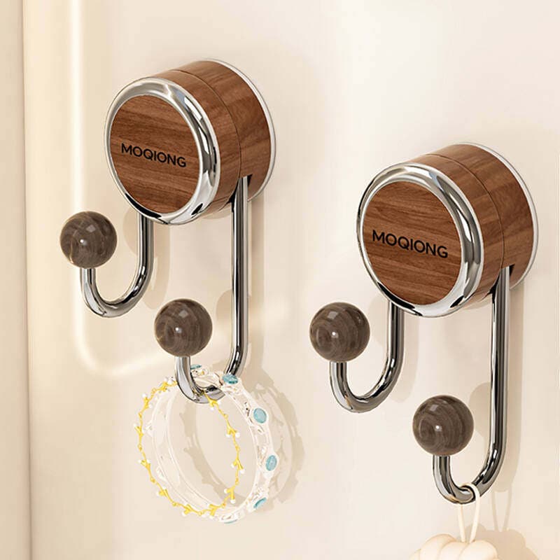 Suction Cup Hooks - No-Drill Wall Mount, Vacuum, Strong Adhesive, Bathroom, Door Back