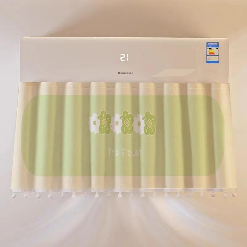 New Air Conditioner Cover with Windshield, Anti-Direct Blow, Self-Adhesive, Universal