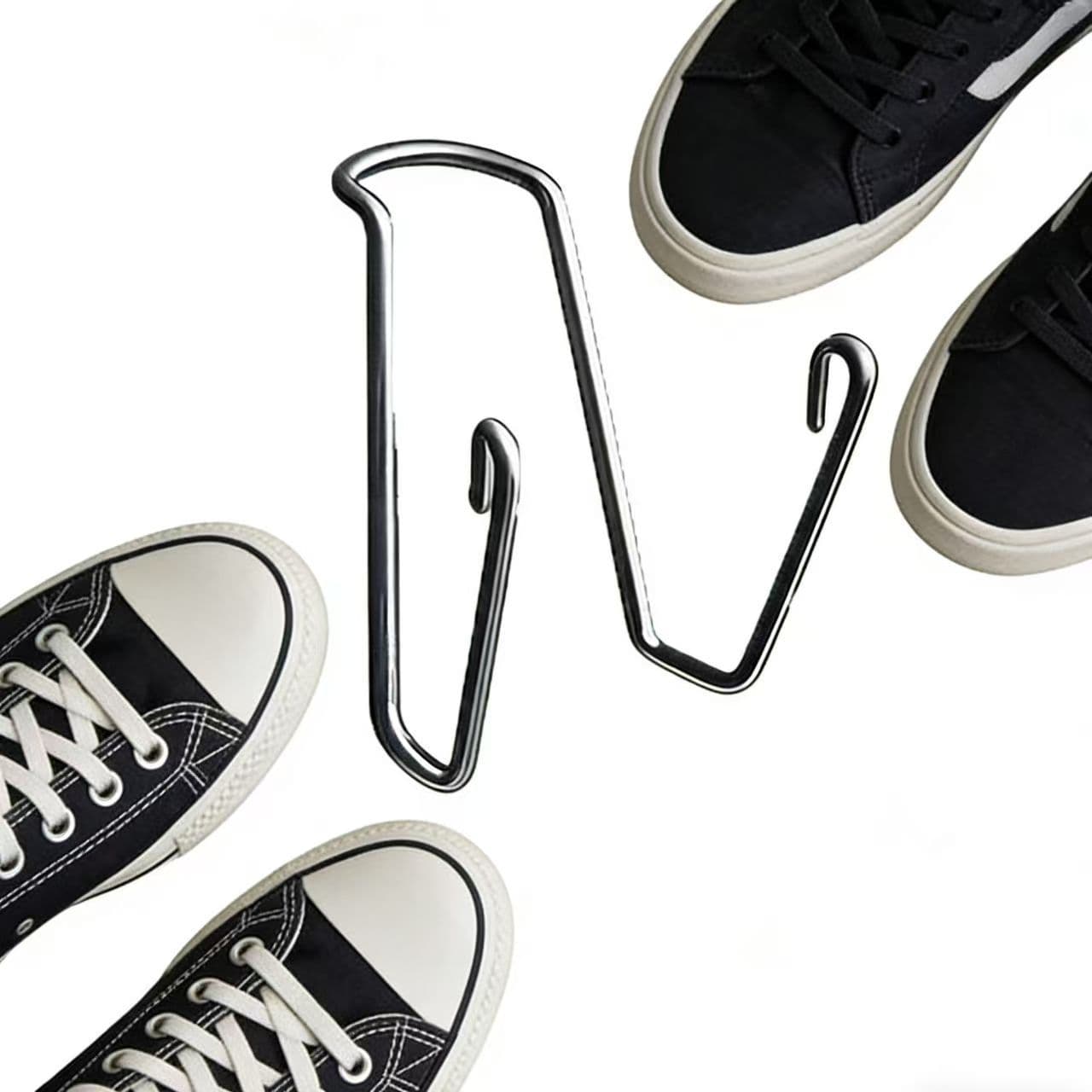 Adjustable Balcony Shoe Drying Hanger for Railings and Window Guards