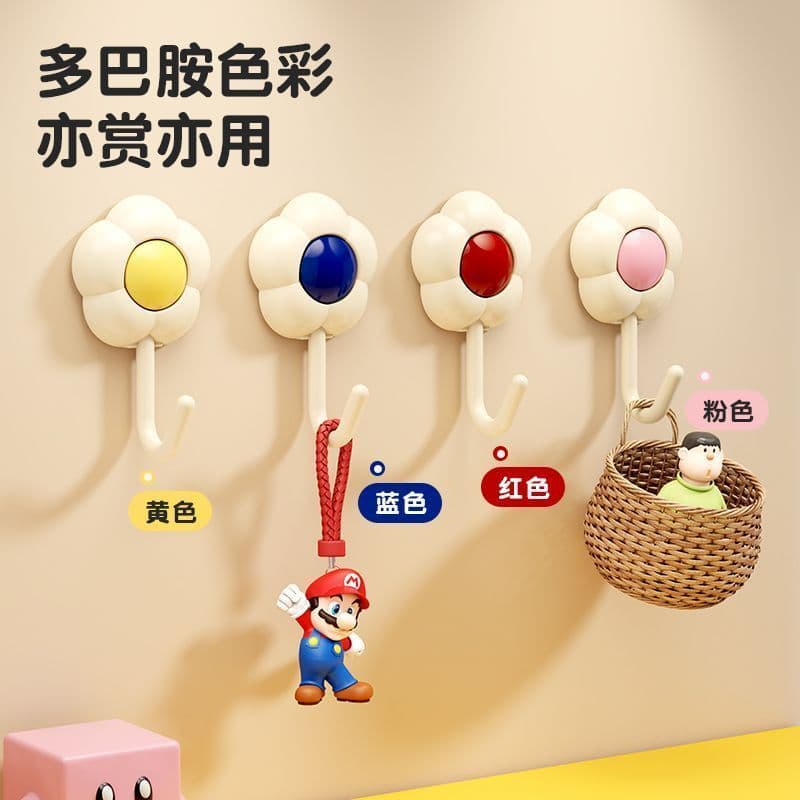 Drill-Free Heavy Duty Multi-Purpose Hooks for Kitchen and Bathroom