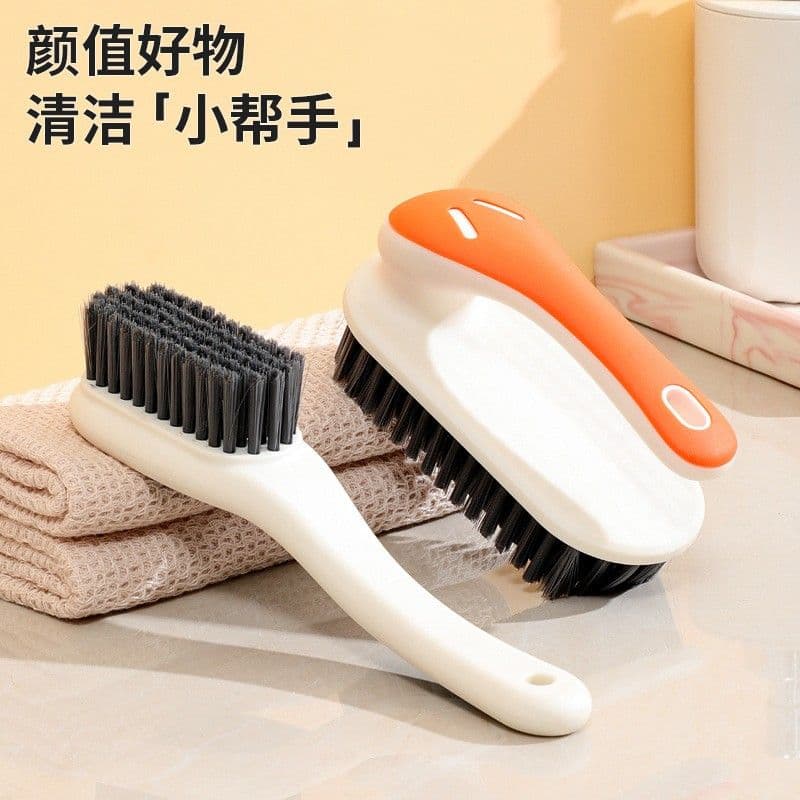 Non-Damaging Soft-Bristle Shoe Brush – Multi-Purpose Household Cleaning Brush for Shoes, Clothes and Laundry
