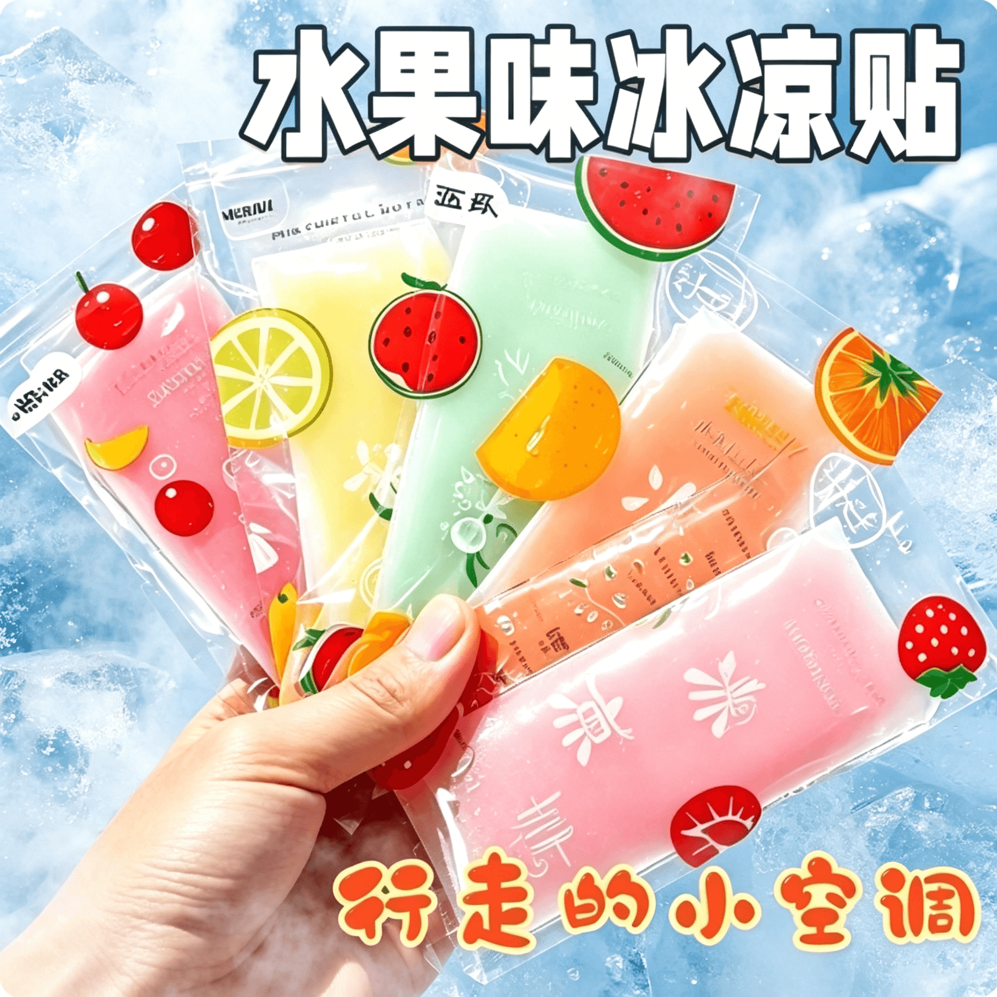 Cooling Gel Stickers for Phones and Body – Portable Heat Relief Patches for Students and Daily Use