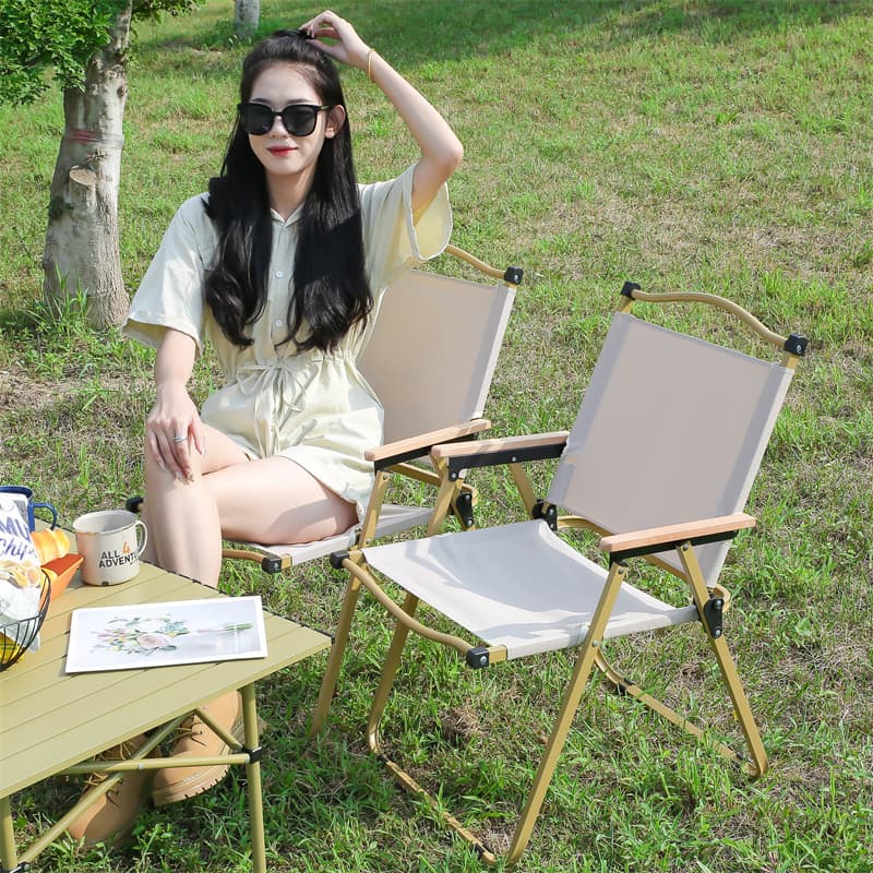 Kermit Folding Chair Outdoor Leisure Chair Camping Picnic Portable Comfortable Chair